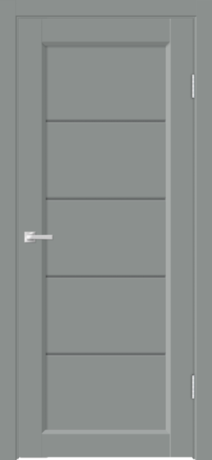 Дверное полотно Эмалюкс СТАЙЛ 1 со стеклом 800х2000 цвет Серый Агат стекло Мателюкс Графит