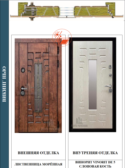 дверь в разрезе