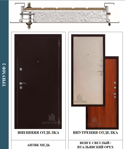 Металлическая дверь Триумф