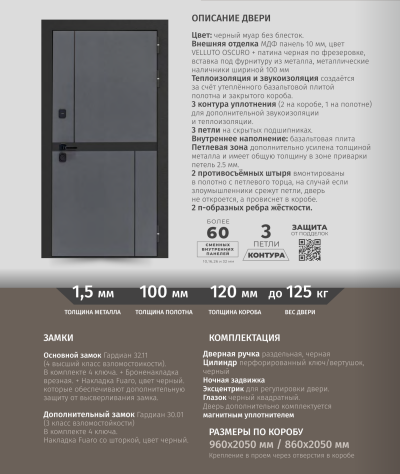 Металлическая дверь Терио