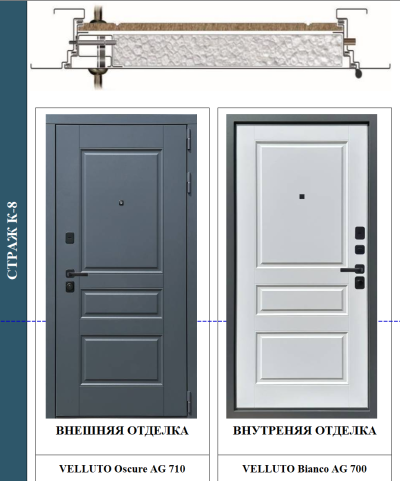 Дверь входная Страж к-8