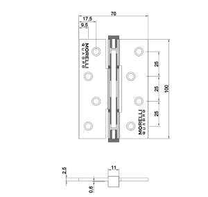 Петля Morelli QUADRO-2