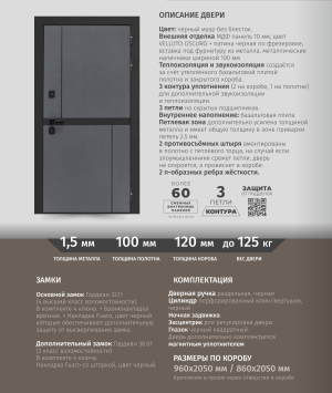 Металлическая дверь Терио