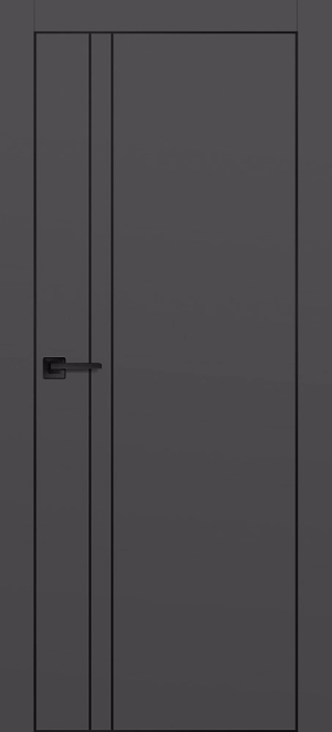 Дверь Urban 2V Emalex onyx Black Edge