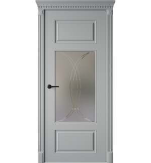 GL 6 мателюкс белый / гравировка "Контур"