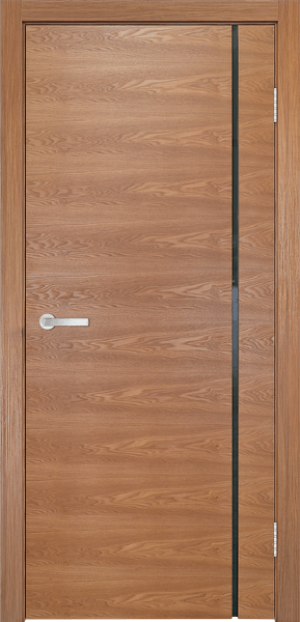 Дворецкий Гладкая 1 натуральный дуб, стекло черный триплекс