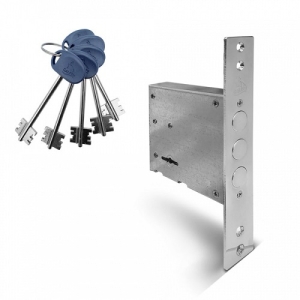 Сувальдный замок Галеон 817 + накладки с автошторками