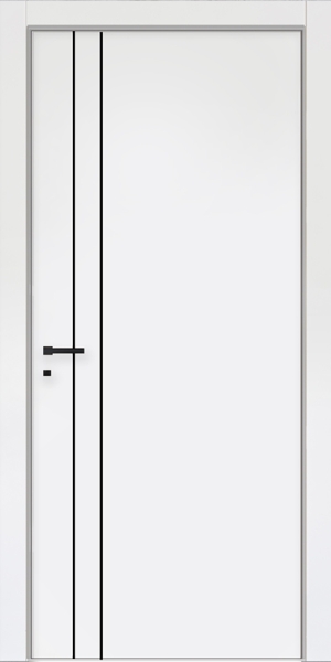 Комфорт Двери Техно-2 эмалит белый