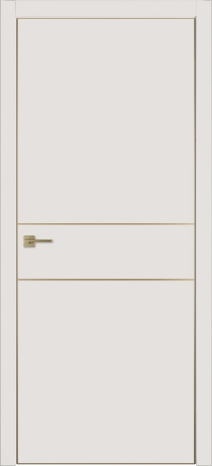 Дверь Urban 2H Emalex midwhite Gold Edge