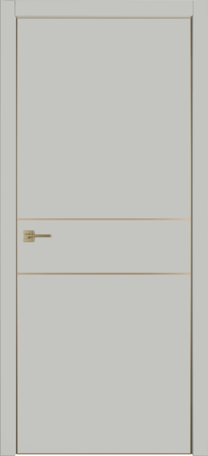 Дверь Urban 2H Emalex taupe Gold Edge