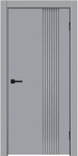 Комфорт Двери Мальта L-14 эмаль светло-серая RAL 7047 ДГ