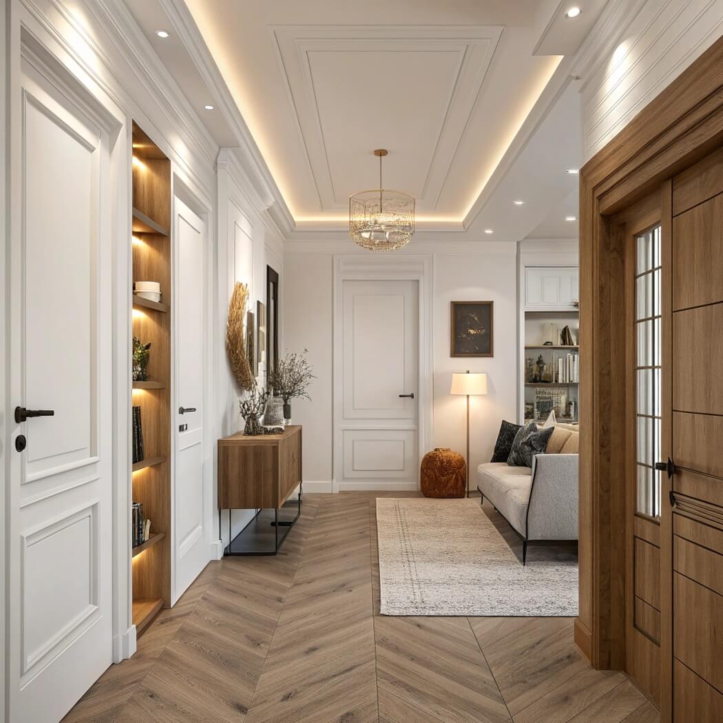 Flush door в сканди‑интерьере: идеи и источники поставки