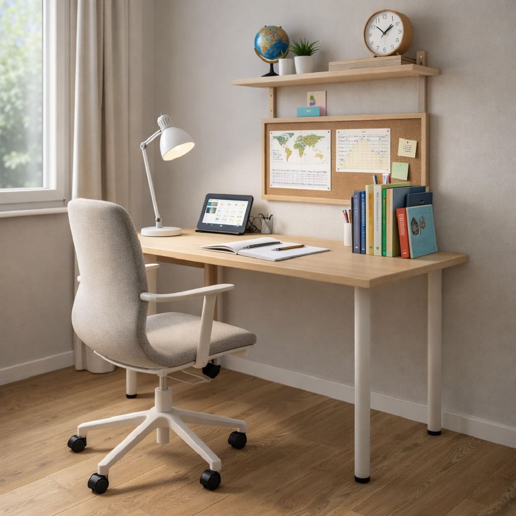 Как выбрать письменный стол для школьника: правильная высота, материалы и функциональность